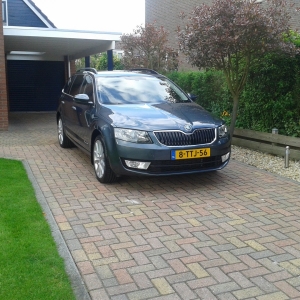 Z'n nieuwe plekkie...