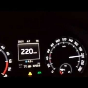 220km/u Skoda O3 Rs Tdi - YouTube