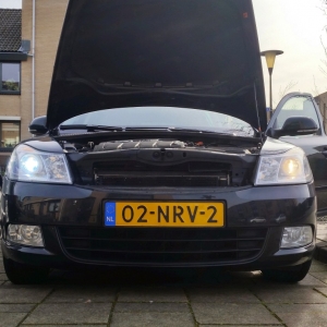 Eentje gemonteerd en werkend
