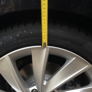 Verlaagd onderstel met 18" Pegasus op winterbanden