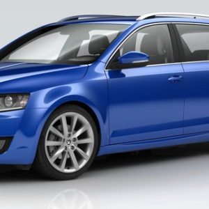 Skoda Octavia Combi Race Blue Metallic