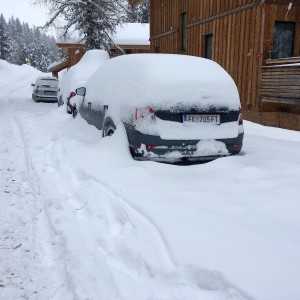 Skoda vol sneeuw