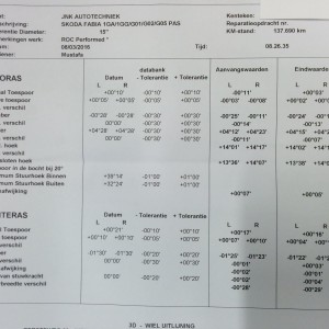 uitlijnrapport Fabia 1 -2007 - BUD motor