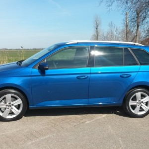 Skoda Fabia III 1.2 TSI DSG Style Business, 16" Rock, Race Blauw