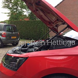 Gas veren gemonteerd