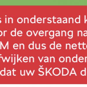 WLTP voorbehoud