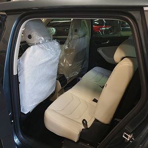 Skoda Kodiaq beige interieur achter