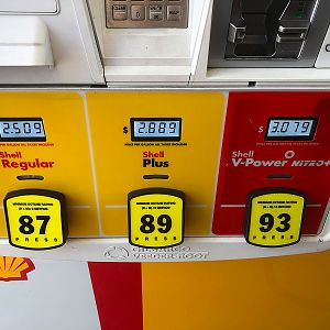 Brandstofprijzen USA