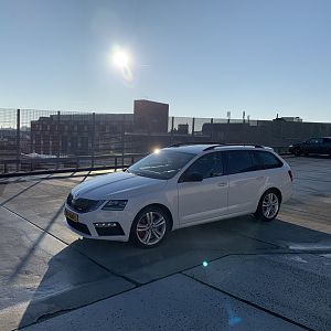 Mij Skoda Octavia RS winter editie
