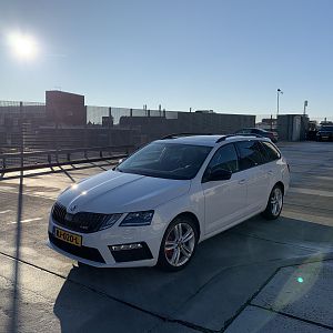 Mij Skoda Octavia RS winter editie
