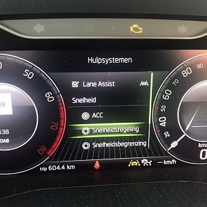 ACC én gewone Cruise control werkend op mijn MY20 Kodiaq