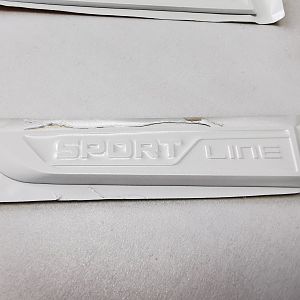 Sportline logo Moon White
