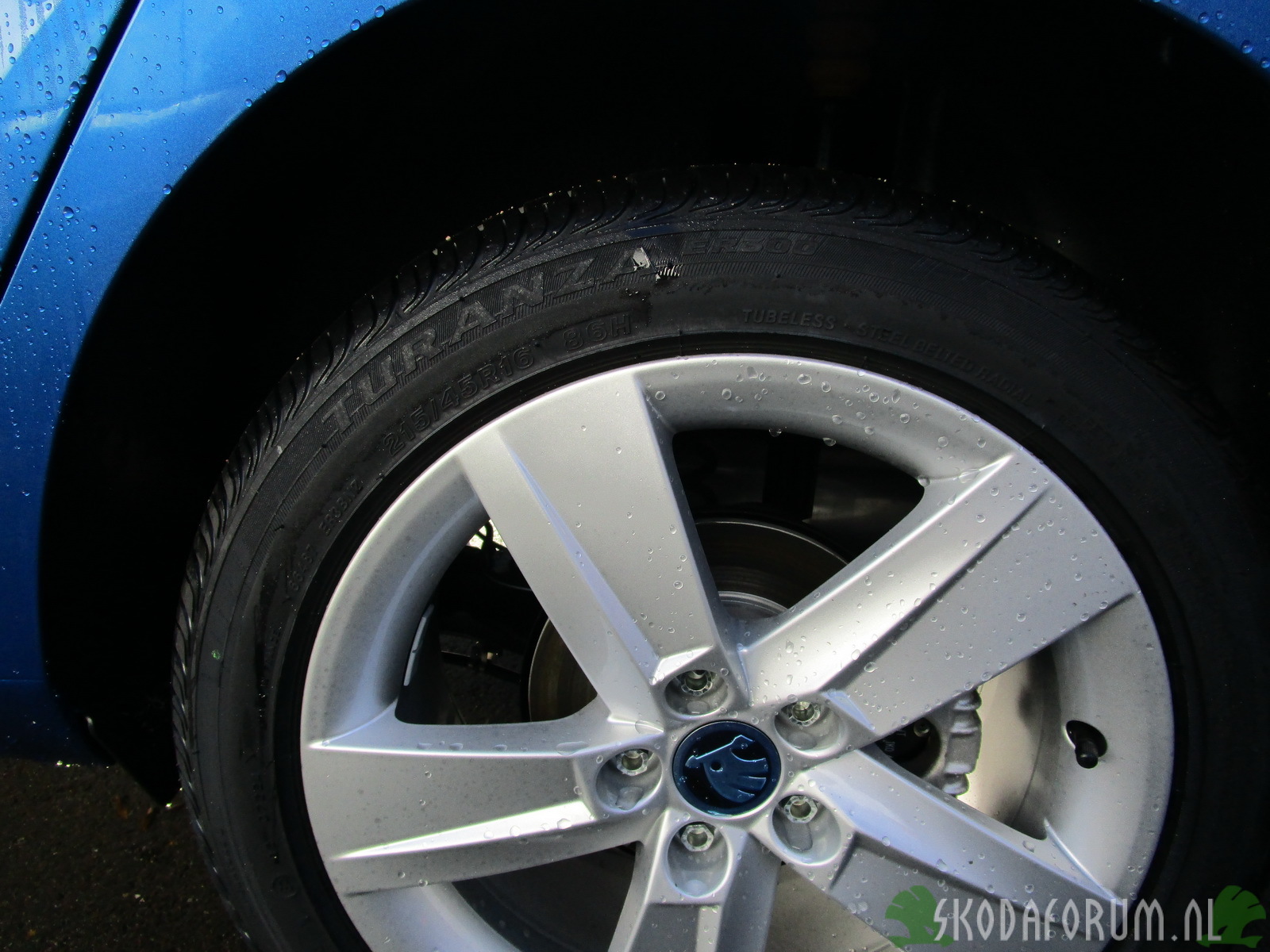 16" Rock met Bridgestone Turanza ER300 215/45R16