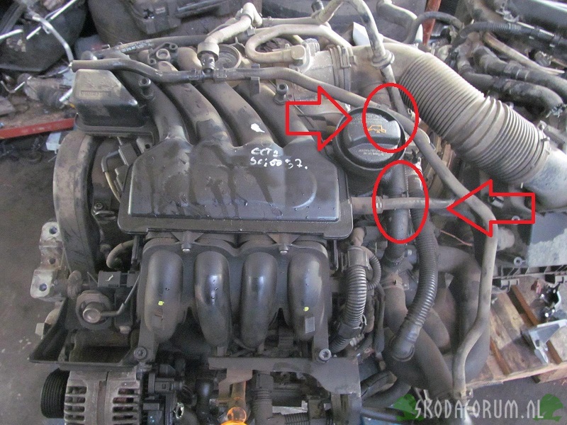 aansluiting carter onluchting