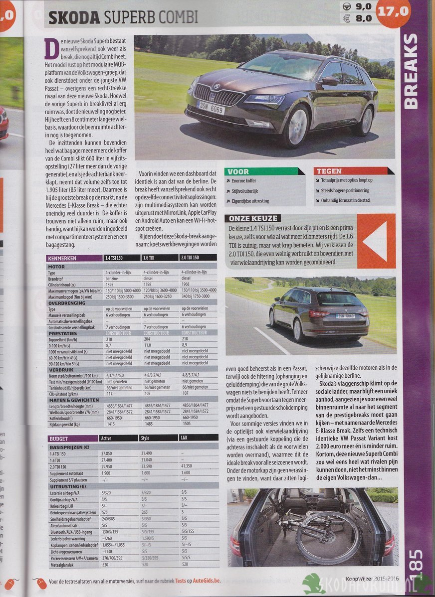 Autogids koopwijzer 2016 combi