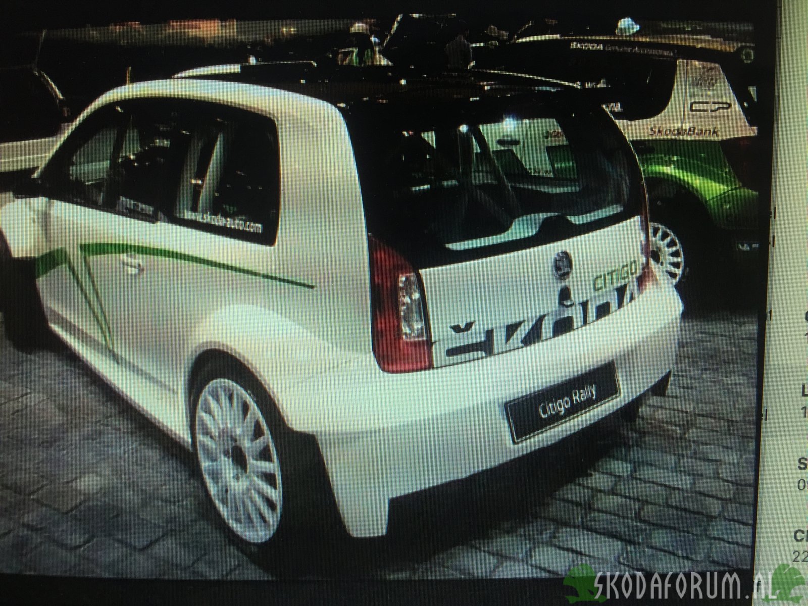 Citigo achter klep decal