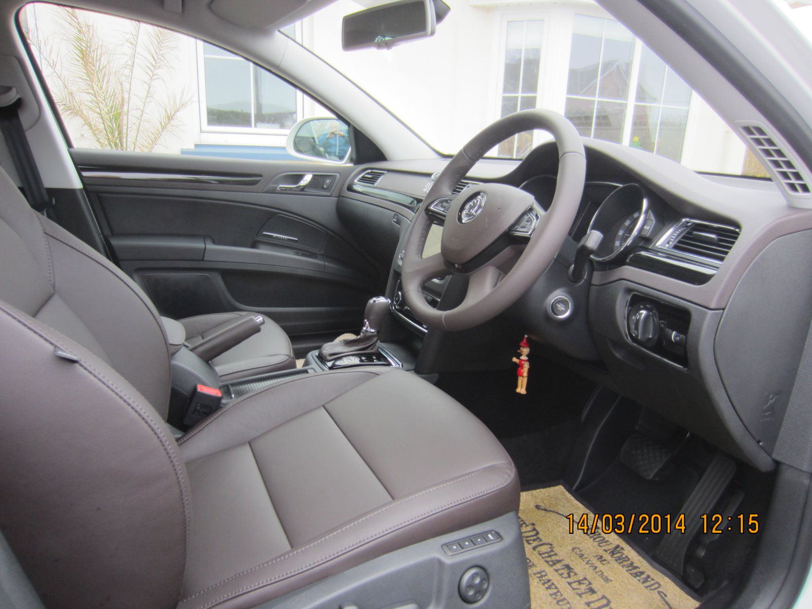 Dark Brown Leather with L&K Logo