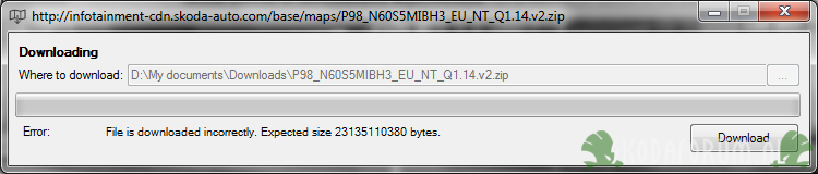 Downloader error