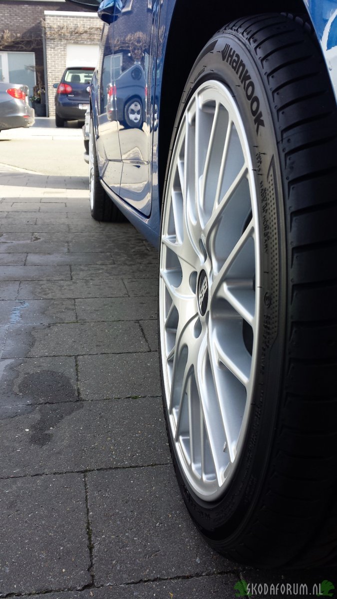 Fabia Style met sportophanging en BBS CS 17"