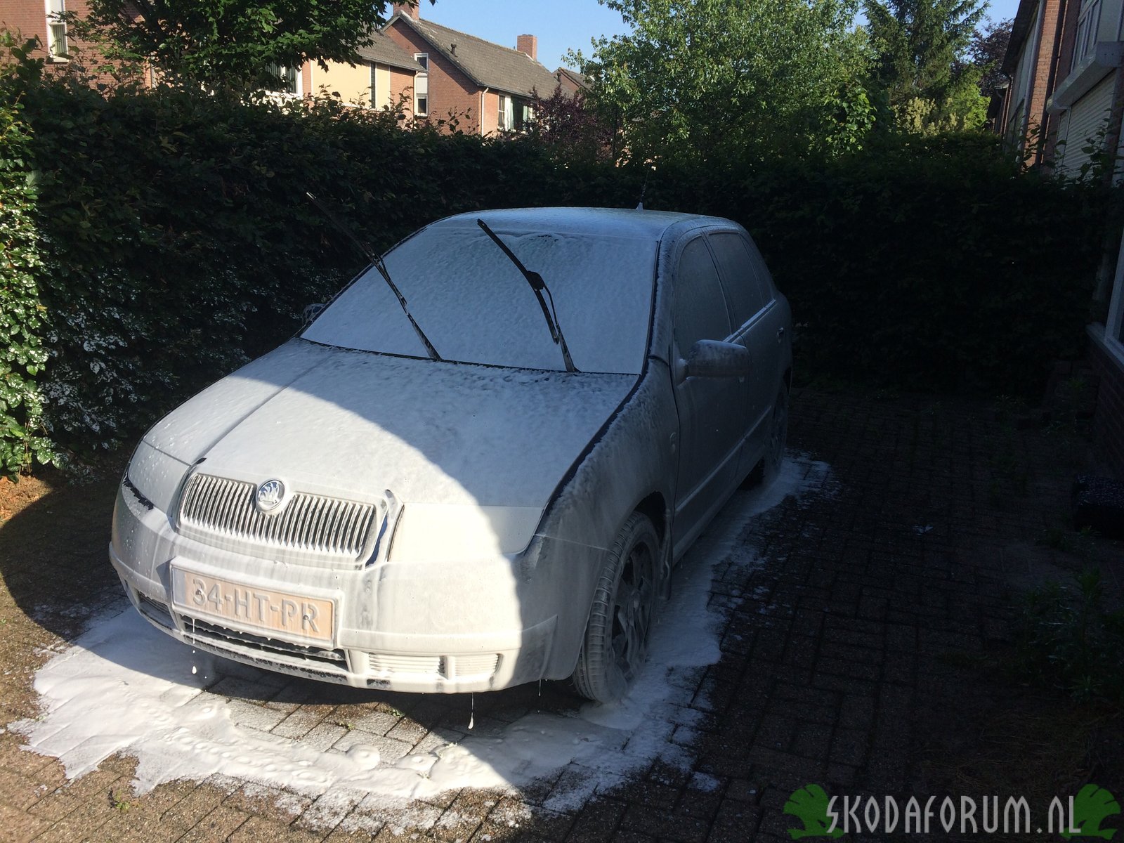 Fabia weer gewassen