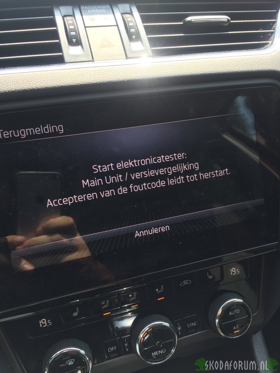 Foutmelding update