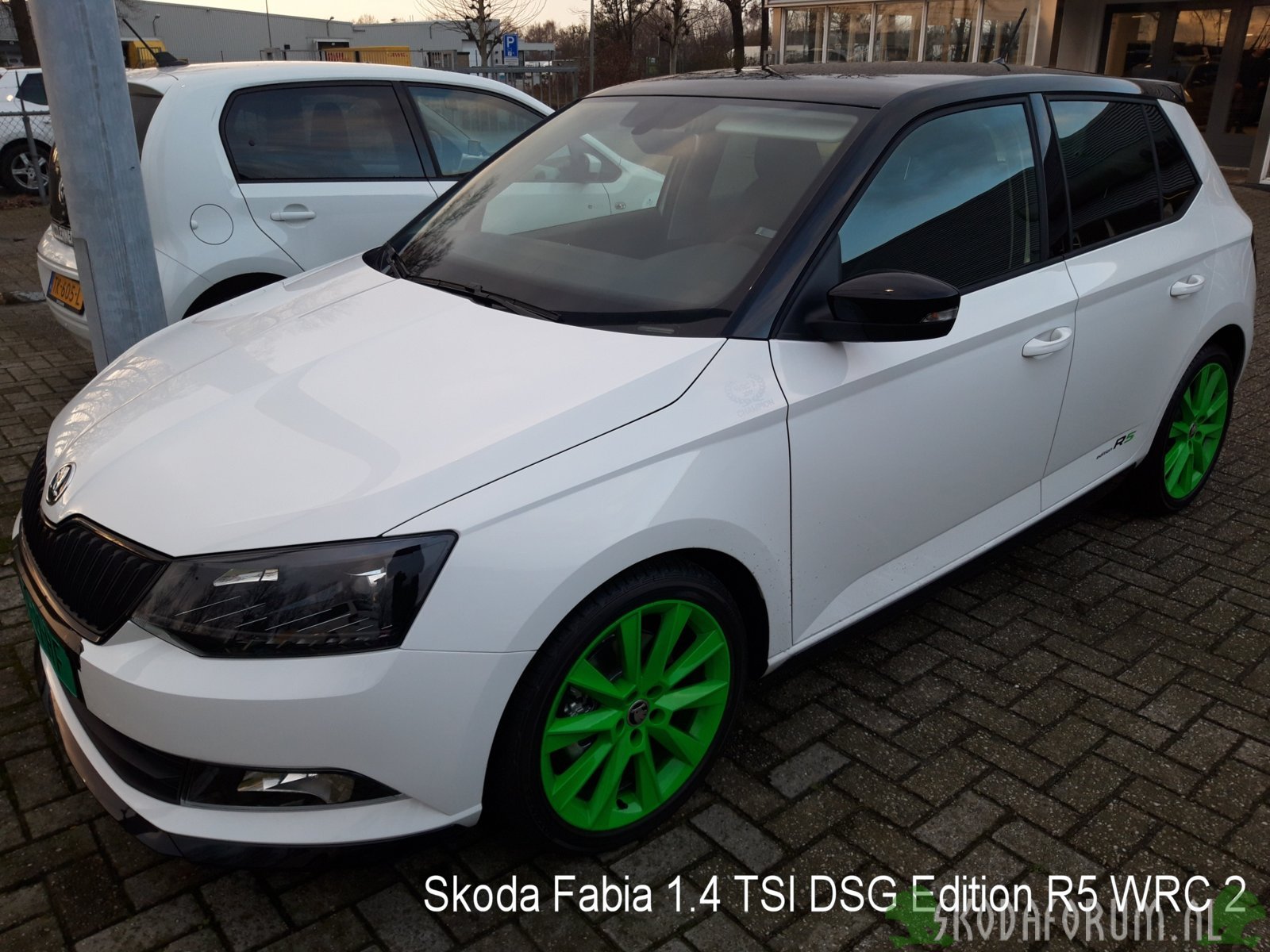 kleur code fabia R5 wrc2  velg  Groen ??