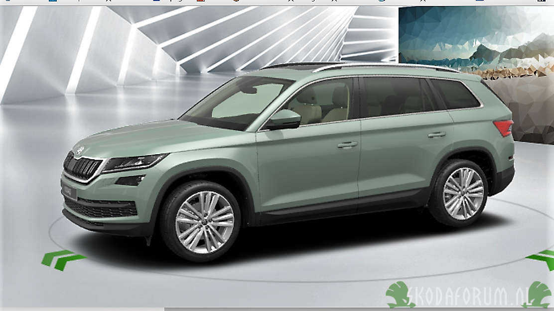 Kodiaq mint groen