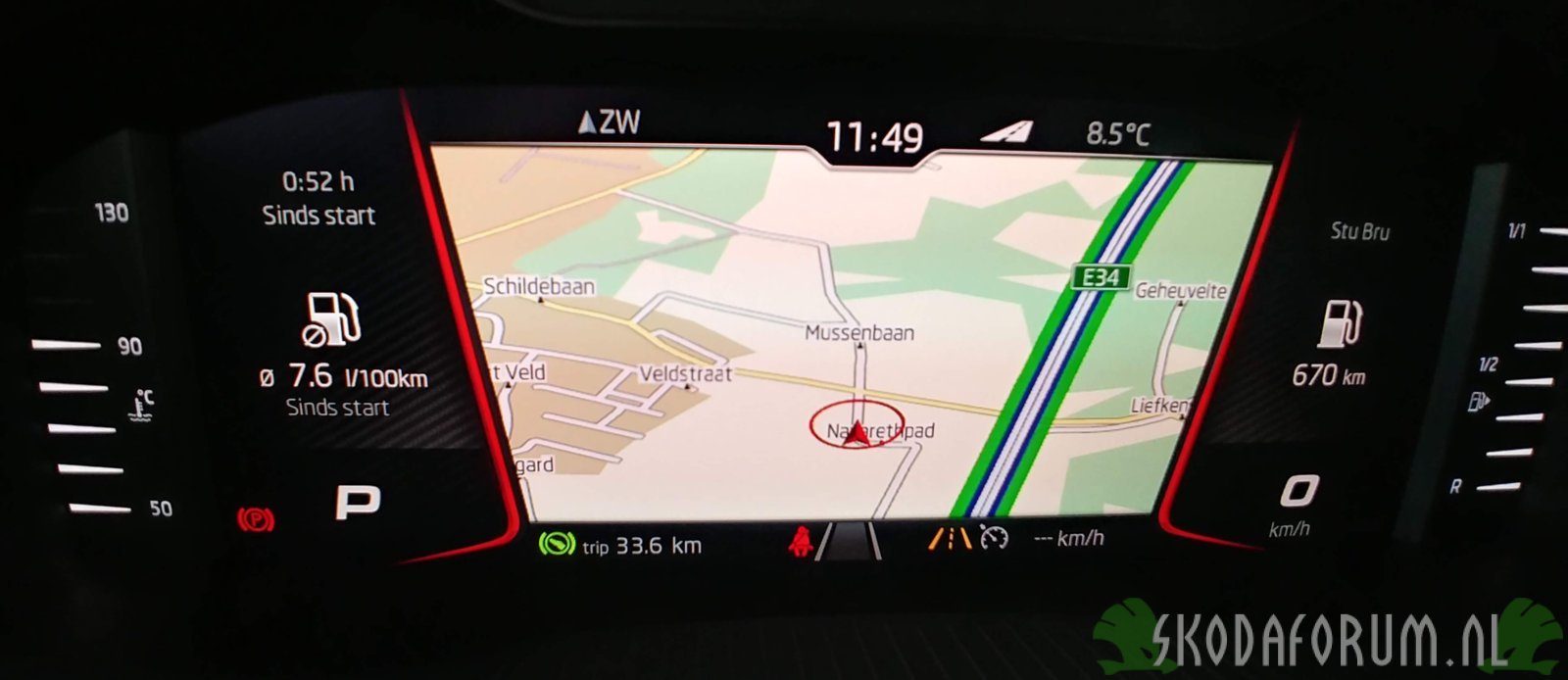 Kodiaq Sportline virtual cockpit