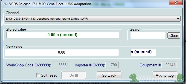 Leuchtweitenregulierung 2