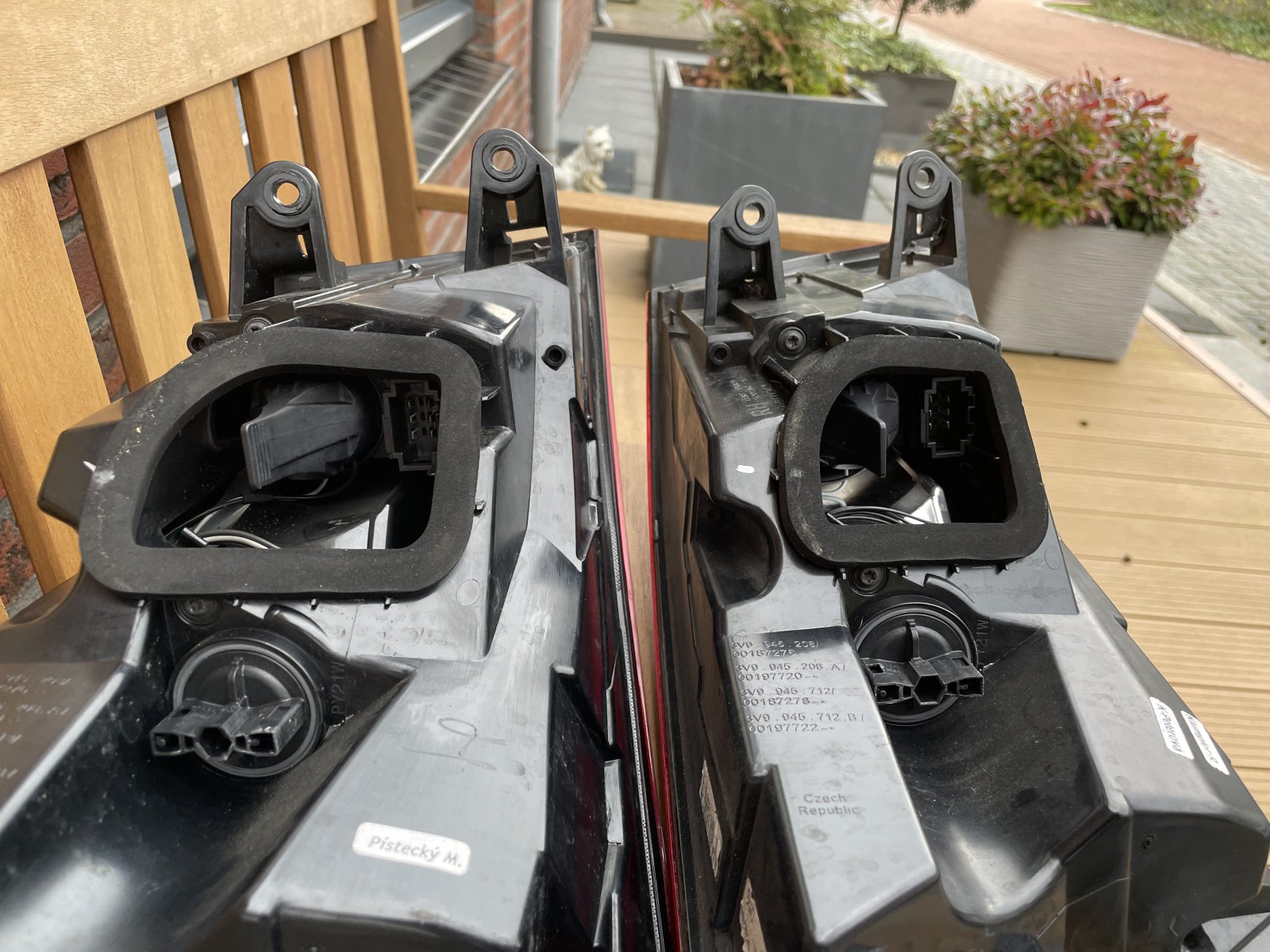 Links nieuw, rechts oud