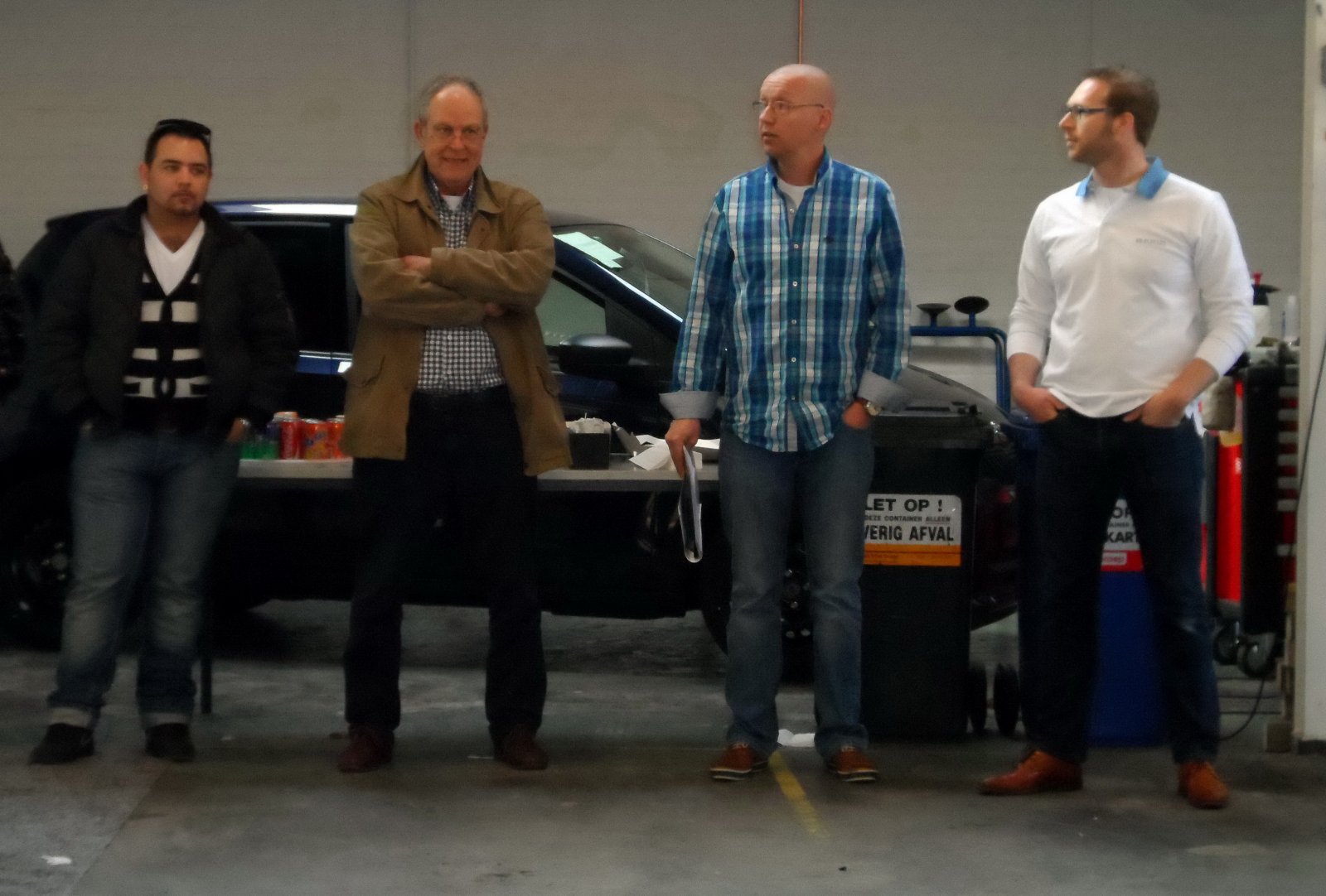 Toespraakjes voor de officiele start.