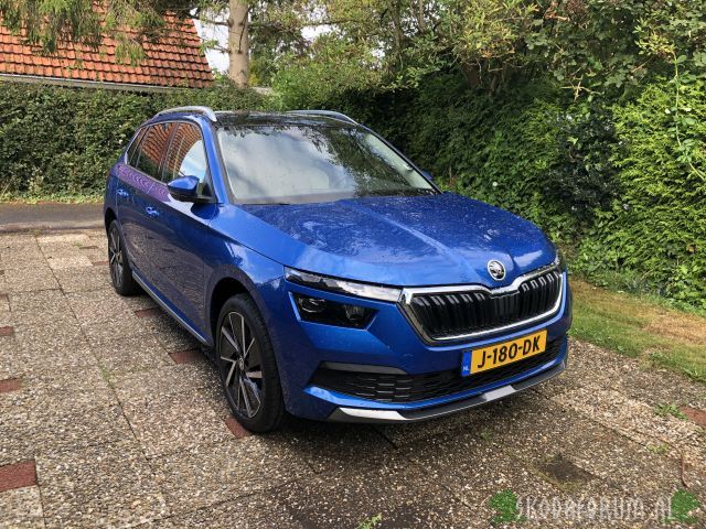 Voorkant van mijn Skoda